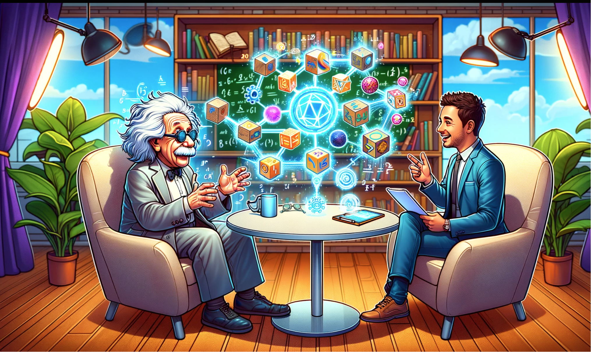 Chatting with Einstein: Unraveling the Blockchain Mystery