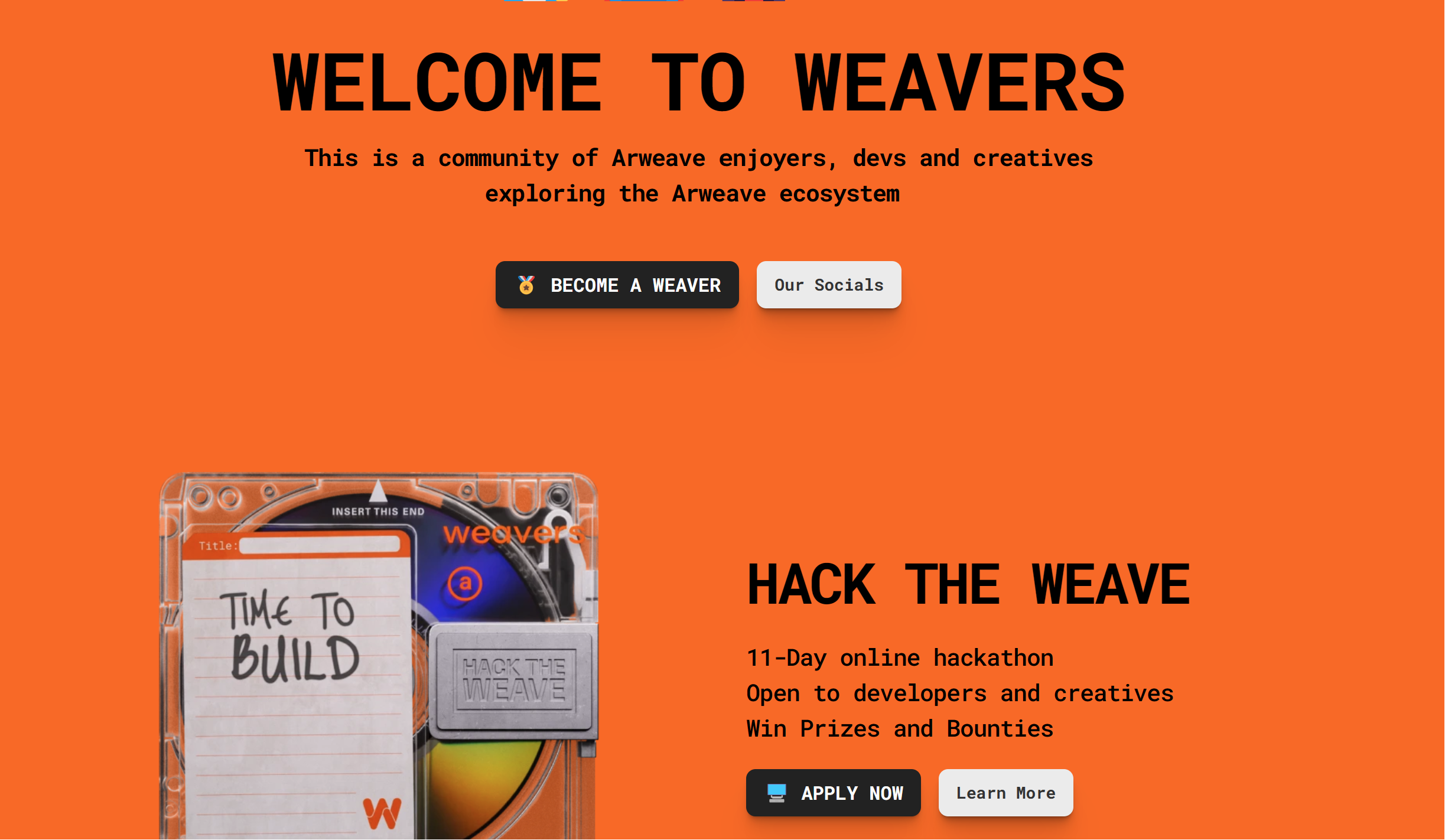 WeaversOfficial.com: The Permaweb’s Creative Hub