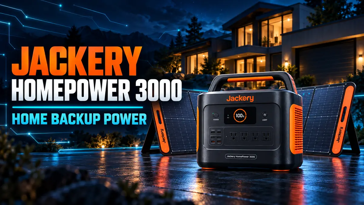 Jackery HomePower 3000 Review: Powerful Home Backup Without Gas